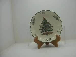 Spode Round Fluted Christmas  Tree  Dish  6.5" Candy Dish - Picture 1 of 4