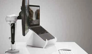 Support d'ordinateur portable pliant Oripura - léger et portable - emportez-le avec vous ! - Photo 1/6
