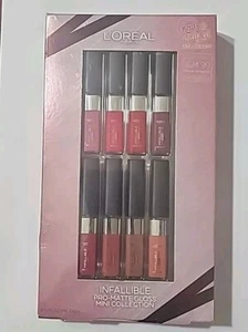 L'oreal Paris Infallible Pro-matte Gloss Mini Collection Exclusive Lip Kit New - Picture 1 of 2