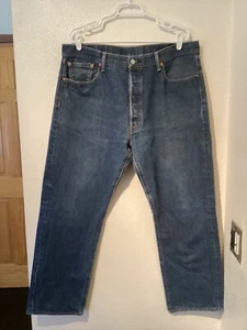 LEVI'S 501 XX men's jeans 40X32 light blue straight leg button fly relaxed fit - Picture 1 of 13