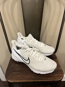 Nike Air Zoom Infinity Tour White Black CT0540-133 New Men's Golf Shoes Sz 8.5 - Picture 1 of 5