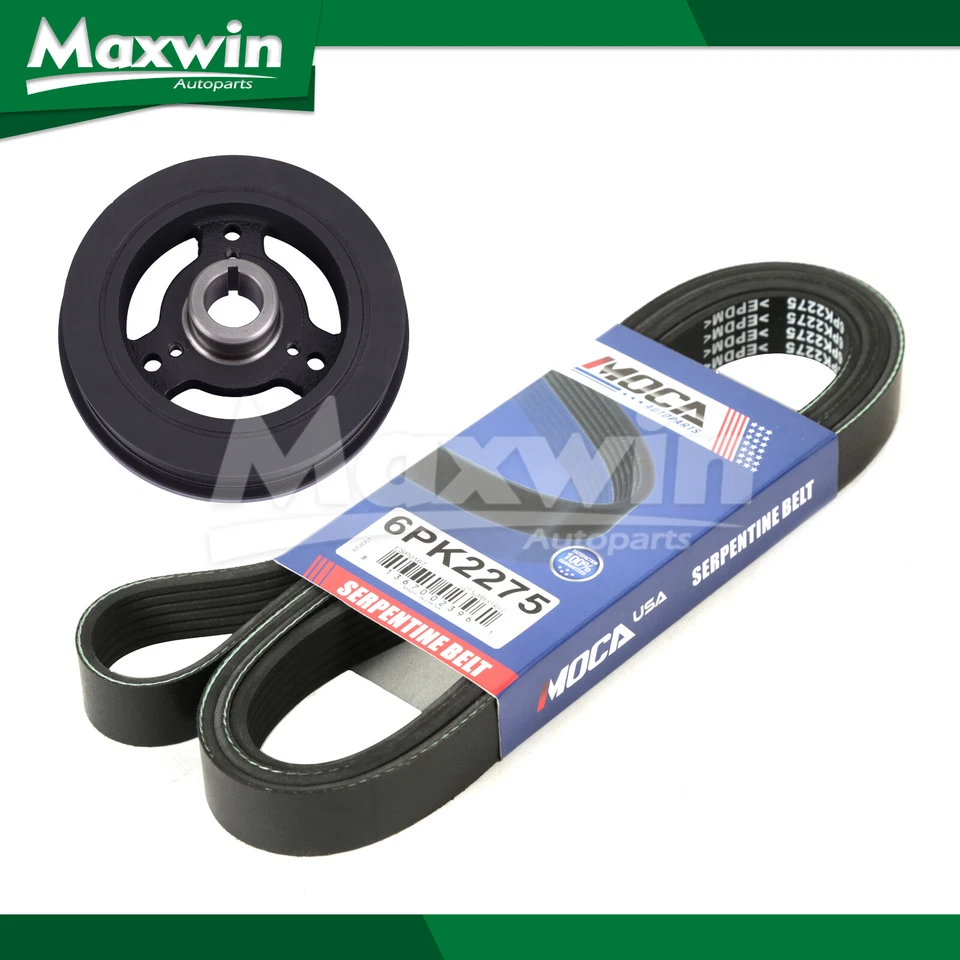 Cinturón Harmonic Balancer Serpentine apto para Jeep Grand Cherokee 96-97 y 99-01 4,0 L Foto 1 de 4