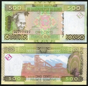 Guinea - 500 Francs 2006 UNC P. 39a Lemberg-Zp - Picture 1 of 1