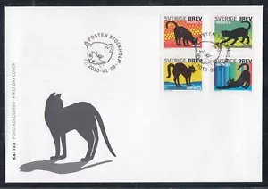 Sweden Scott 2631 FDC - Black Cats - Picture 1 of 1
