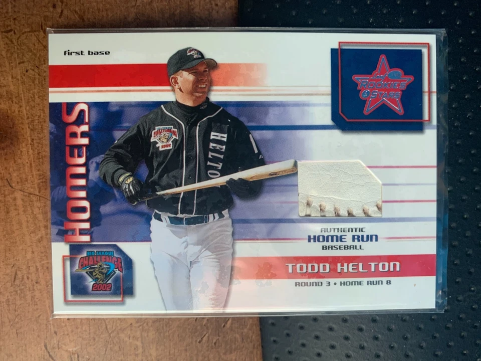 Leaf Rookies and Stars 2002 BLC Homers #H11 Todd Helton #'d 24/25 Foto 1 de 1