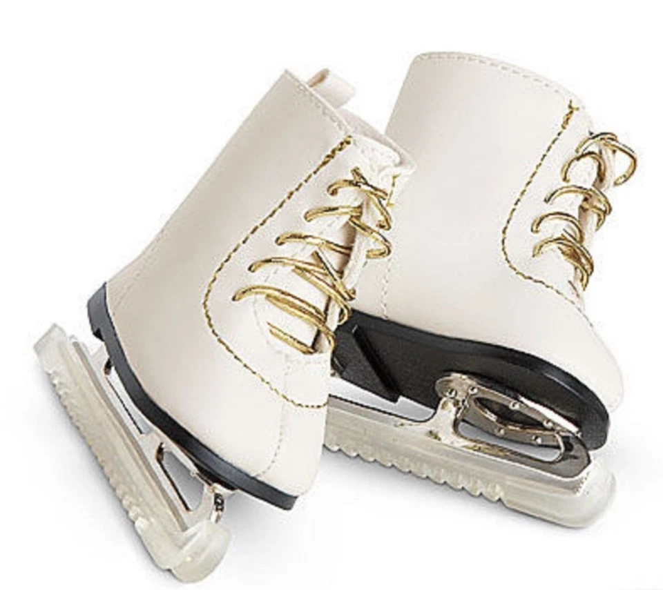 American Girl 18" Doll Fancy Ice Skates With Skate Guards Retired