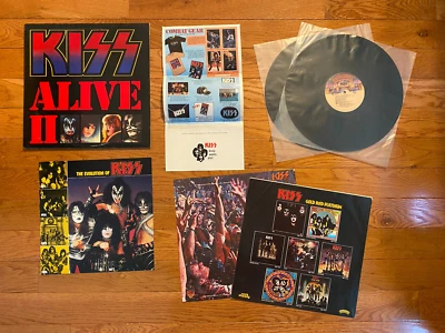 Kiss - Alive II 2-LP Casablanca 1977 Pressing w/ Booklet & Mdse Insert  VG+ - Image 1 of 4