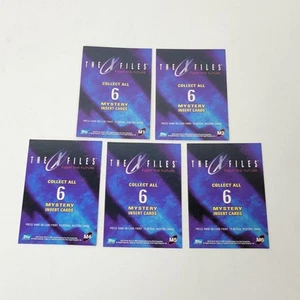 Topps X-Files Fight The Future 'Mystery Insert' 5 Of 6 Trading Cards - Picture 1 of 7