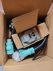 15FT 50AMP 125V Generator Cord and Power Inlet Box Kit - Picture 1 of 2