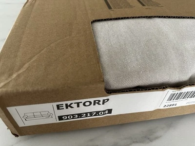Ikea EKTORP 3-Seat Sofa (NOT Loveseat) COVER Lofallet Beige Complete Set OPEN🌸 - Image 1 of 4