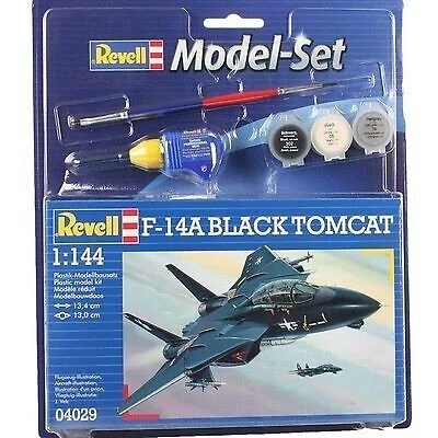 REVELL 64029 SET MODELLI F-14A BLACK TOMCAT MODELLO REVELL CON ACCESSORI BA - Immagine 1 di 2