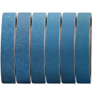 2 x 27 Zoll Zirkonia Schleifbänder für Metall, 10-teiliges Set, 1 Stück 40/60 Körnung... - Bild 1 von 9