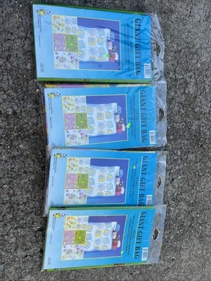 巨型礼品袋 36 英寸 x 48 英寸和 1 个拉弓 4 件装 — 第 1/4 张图片