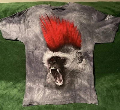 Rainforest Cafe T-Shirt Size Medium Tie Dye The Mountain Monkey Wild Nature USA  - Image 1 of 4