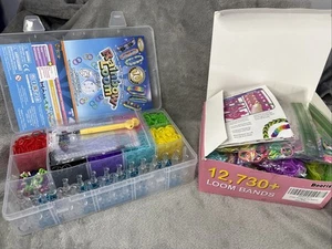 Rainbow 10th Anniversary Loom Kit With Carrying Case And 12,000+ Refill Kit! - Picture 1 of 8