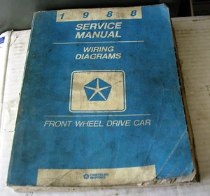1988 Chrysler Ram 50 Caravan Voyager Factory Wiring Dia. Manual - Picture 1 of 1