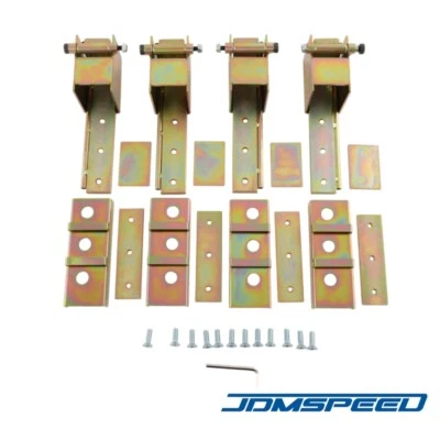 4pcs New Suicide Door Heavy Duty Hidden Hinges Rat Rod 2 Door Weld - Image 1 of 4