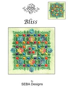 Patrón de muestra de bordado BLISS de SEBA Designs - Imagen 1 de 2