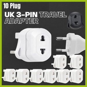 2 Pin to 3 Pin UK Battery Charger Adaptor Plug for Shaver & Oral-B Toothbrush