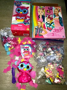 JOJO SIWA 2 PUZZLE 1 NUOVO PELUCHE CRAFT GUFO KIT lotto divertente ragazze! - Foto 1 di 1