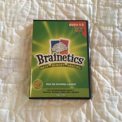 Sistema de memória matemática Brainetics DVD 1-2 jogo educacional números de aquecimento divertido novo em folha - Imagem 1 de 3