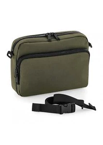 FISHING HANDY BAG 2LITRE IN MILITARY GREEN, MULTIPLE USES. 26CM X 19CM X 7CM. - Picture 1 of 1