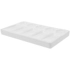 White Ceramic Watercolor Palette 10 Wells 8 Inch Tray