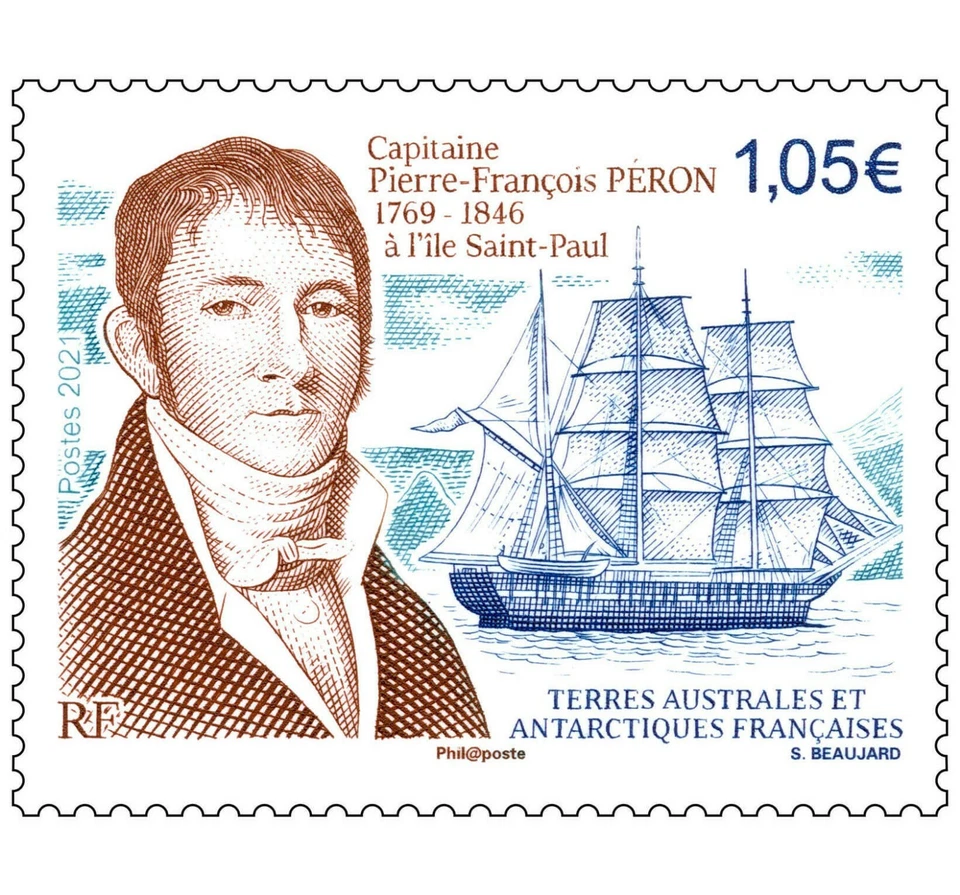 fsat 2021 taaf antarctic Capitaine Pierre François Peron boat Ile Saint Paul 1v - Image 1 of 1