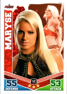 2010 Topps Slam Attax WWE Mayhem Wrestling Game Card TCG Maryse - Picture 1 of 1