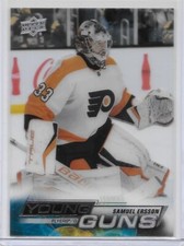 SAMUEL ERSSON 2022-23 UD EXT. SERIES YG'S CLEAR CUT ACETATE SSP INSERT RC/1/CASE