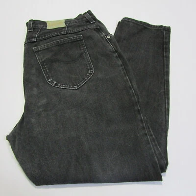 Lee Jeans Womens Mum Jeans Relaxed Fit Tapered leg Black W36 / L29 REF (M17459 - Image 1 of 4