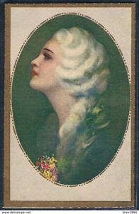 C042 ART DECO a/s CORBELLA FEMME LADY MARQUISE PERRUQUE WIG in FRAME DEGAMI 2248