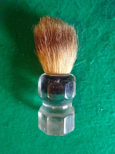 1950s EVER-READY 300L Black & Clear Lucite SHAViNG BRUSH Sterilized Pure Badger - Picture 1 of 5