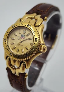 Vintage Tag Heuer S94.408C Womens Gold Tone Quartz Watch New Battery - Picture 1 of 7