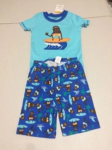NWT Gymboree Boys Gymmies Pajamas set Sloth Shorties 18-24M - Picture 1 of 1