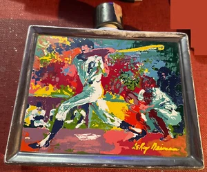 LeRoy Neiman Baseball #2 Sports Commemoratives 1979 Satinwood Whiskey Decanter - Picture 1 of 3