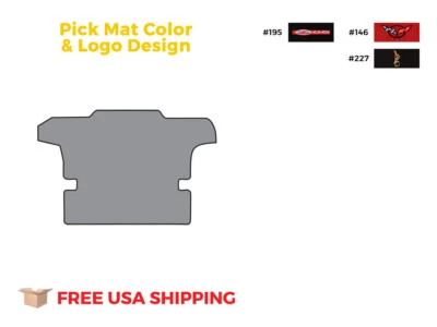 FITS 1997-2004 Chevrolet Corvette Coupe Cargo Mat 1pc Cutpile - Image 1 of 4