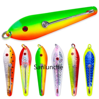 12cm/30g Holographic Drone Trolling Spoon Hook Sea Suef Fishing Fishing Lure  - Image 1 of 4