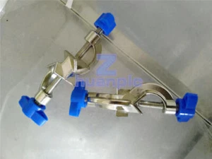 Nuovo Blu Laboratorio Supporti Morsetti Supporto, Croce Morsetto Supporto Asta Rack - Foto 1 di 1