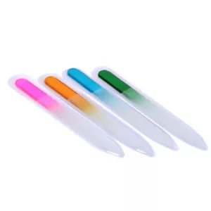 4X Durable Nail File Crystal Glass Buffer Art Files Manicure Device Acrylic Gel - Picture 1 of 6
