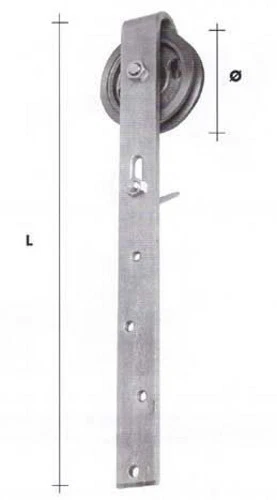 HEINRICH BETZ & SÖHNE Schiebetorrolle m.Bügel, 140mm