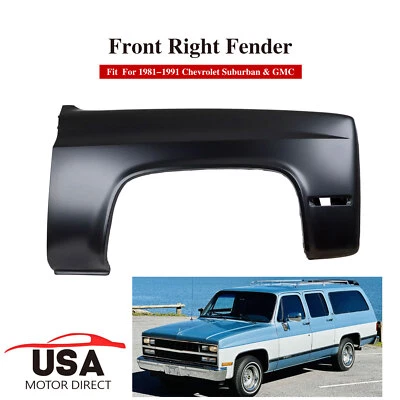 New Front Right Side Fender Fits1981-1991 GMC Jimmy & V1500 Suburban K2500 C1500 - Image 1 of 4