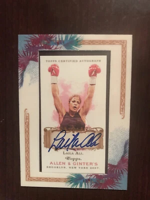 2007 Topps Allen & Ginter Autographs #AGA-LA - Laila Ali (Autographed) - Image 1 of 3