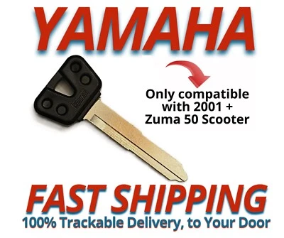 Yamaha Zuma 50 Scooter Keys 2001+ Replacement Key Cut to your Code B7001-B7250 - Image 1 of 3