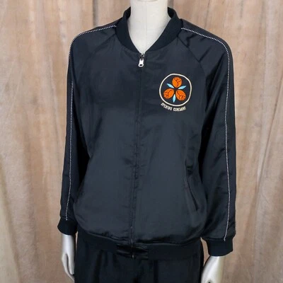 Opening Ceremony Bomber Jacket Satin Silk Reversible Embroidered Women Medium Foto 1 de 4