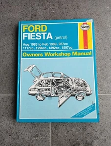 ""Haynes Manual - Ford Fiesta (1983-89) 957cc-1597cc Workshop Manual"" - Picture 1 of 5
