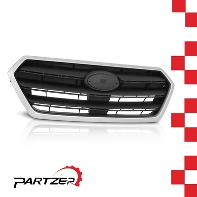 For 2015 2016 2017 Subaru Legacy Textured Gray Shell and Insert Grille Assembly Foto 1 de 4