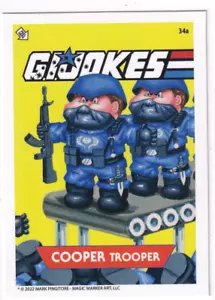 GI JOKES 34a COOPER TROOPER Pingitore Magic Marker Art GPK GI Joe Hasbro - Picture 1 of 1