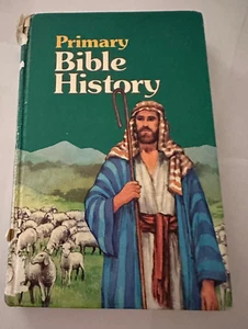 Libro infantil cristiano ilustrado de tapa dura de historia bíblica primaria de colección - Imagen 1 de 7