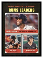 2020  Topps Heritage  Michael Gettys / Jose Rojas / Luis Castro LL #190